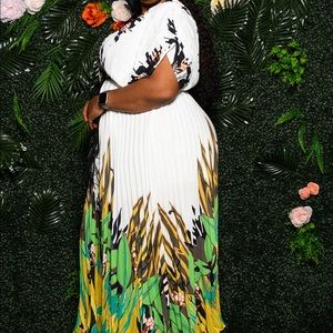 *BRAND NEW/NEVER WORN* Soft Chiffon Floral Dress 1X